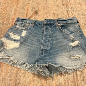 Abercrombie & Fitch Blue Jean Shorts
